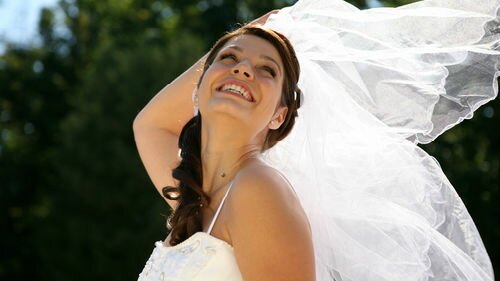 невеста в свадебном платье во сне