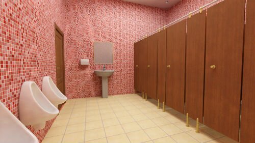 общественная туалетная комната